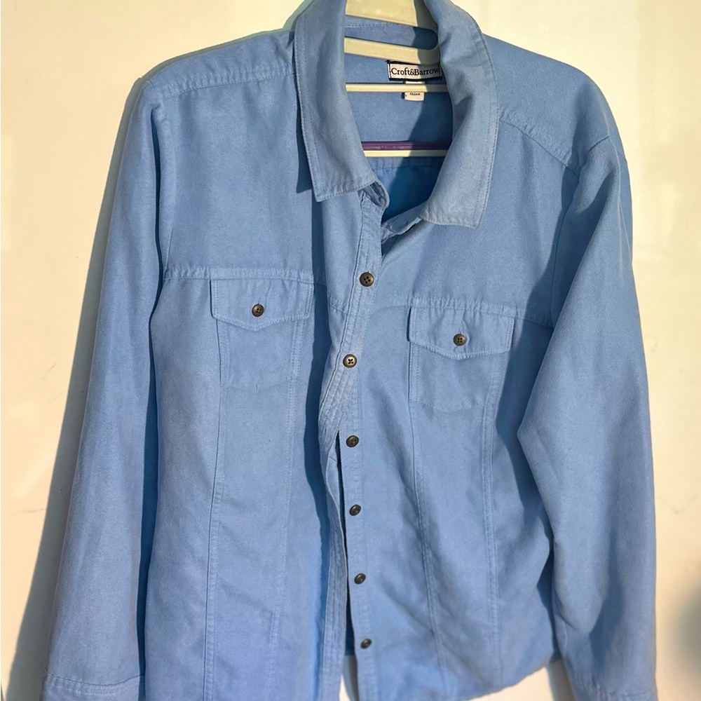Croft & Barrow Blue Light Jacket, Large